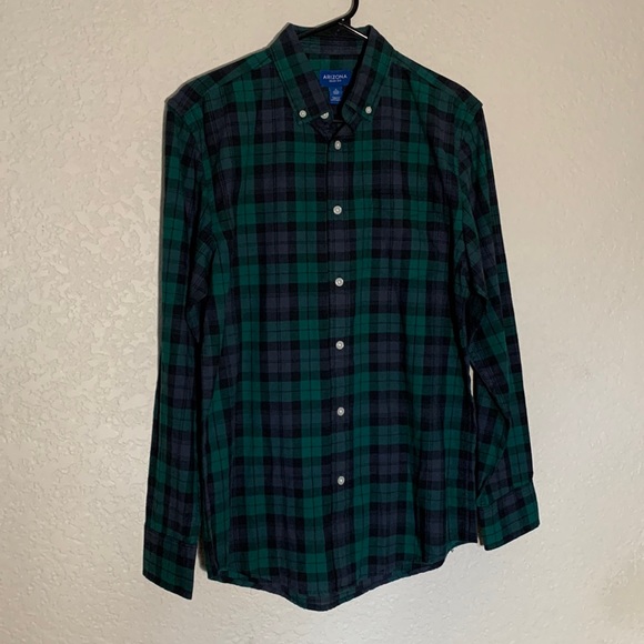 Arizona Jean Company Other - Arizona Emerald Plaid Button Down